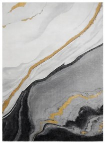Dywany Łuszczów Kusový koberec Emerald 1017 black and gold - 160x220 cm