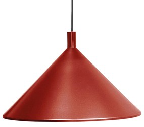 Martinelli Luce Cono závesná lampa červená Ø 30 cm