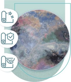 Koberec RAGOLLE Argentum 63934 5626 kruh