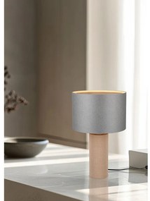Sivo-béžová stolová lampa (výška 48 cm) Canio – Trio