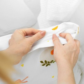 Goldea veľkonočná obliečka na vankúš z pevnej bavlny - česká veľká noc 50 x 50 cm