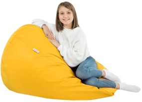 Sedací vak SAKO svetložltý ekokoža