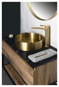 Stojančeková umývadlová batéria v zlatej farbe Spy – Sapho