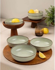 Svetlozelené porcelánové misky v súprave 6 ks 75 ml – Hermia