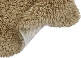 Lorena Canals, DOPREDAJ: 75x110 tvar kožešiny cm Vlněný koberec Woolly - Sheep Beige, 75x110 tvar kožušiny, béžová, detská izba