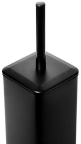 Erga Fonti, WC kefa na postavenie so silikónovou kefou, čierna, ERG-YKA-P.FONTI-SILKA-FB