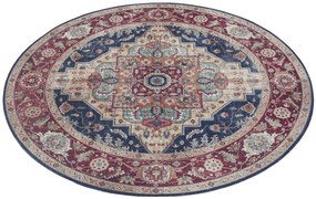 Nouristan - Hanse Home koberce Kusový koberec Asmar 104017 Indigo / Blue kruh - 160x160 (priemer) kruh cm