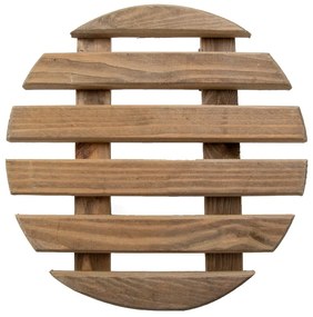 Drevený pojazdný podstavec pod kvetináč ø 29 cm (výška 8 cm) Indoor – Esschert Design