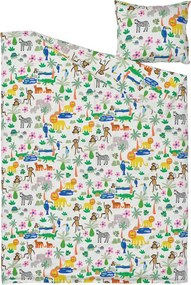 Detské bavlnené obliečky JUNGLE DREAM TALES farebné, 100% bavlna Rozmer obliečky: 70 x 80 cm | 140 x 200 cm
