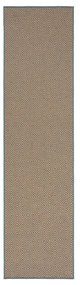 Jutový behúň na schody v modro-prírodnej farbe 60x600 cm Diamond - Flair Rugs