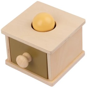 Montessori krabička s guľôčkou