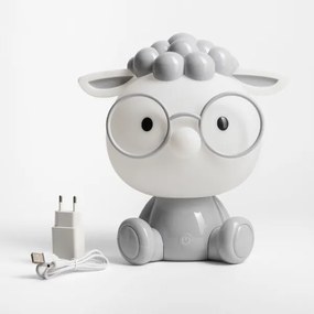 Zuma Line KDR-612-GR - LED Detská dotyková stolná lampa SHEEP LED/3W/230V
