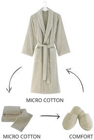 Soft Cotton Pánsky a dámsky župan MICRO COTTON Terakota XL