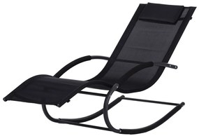 ZÁHRADNÉ HOJDACIE LEHÁTKO KENY ČIERNE