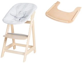 roba Detská vysoká stolička Born Up Zickzack 2 v 1 + Pultík k jedálenskej stoličke  (800008528)