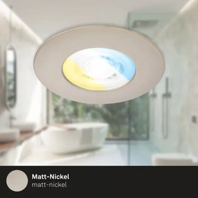 Briloner 7605032-SADA 3xLED Kúpeľňové stropné svietidlo 3xLED/4,9W/230V IP44 matný chróm