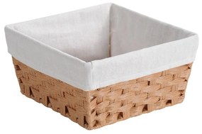 Kesper 17842 Úložný košík s textilnou podšívkou, 28,5 x 28,5 x 14,5 cm