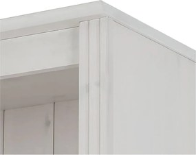 Biela vitrína z borovicového dreva 518x223 cm Anita – Støraa