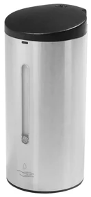 Bezdotykový dávkovač tekutého mydla Donner Round 700 ml, matný nerez