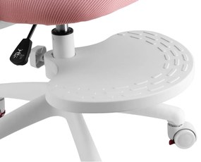 Detská rastúca stolička Neoseat MIKY — látka, ružová