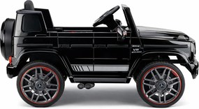LEAN CARS Elektrické autíčko Mercedes AMG G 63 čierne lakované