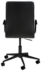 Čierna kancelárska stolička na kolieskach Actona Wislow