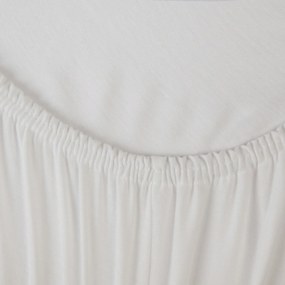 JERSEY PRESTIERADLO 160X200 CM, VÝŠKA 30 CM KRÉMOVÉ