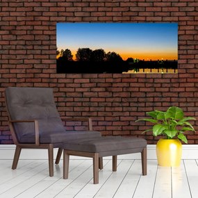 Obraz západu slnka (120x50 cm)