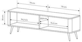 TV Stolík/Skrinka Lethe II (béžová). Vlastná spoľahlivá doprava až k Vám domov. 1097481