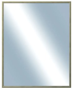DANTIK - Zrkadlo v rámu, rozmer s rámom 80x100 cm z lišty Y-ka žltá linka (3127)