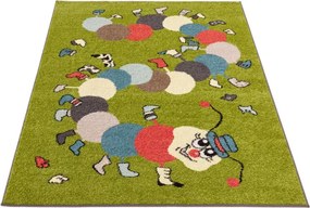 Detský koberec Funky Top Ivo zelený
