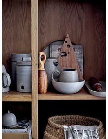 Sivý kameninový hrnček Bloomingville Kendra, 500 ml