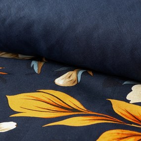 RENFORCÉ OBLIEČKY FIORA 200X220 CM, 2 KS 70X80 CM KVETY