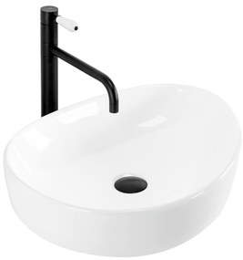 Rea Vanila, umývadlo na dosku 510x400x130 mm, biela lesklá, REA-U8422