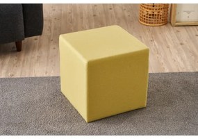 Taburet CUBI 40x40 cm žltý