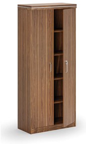 Kancelárska skriňa ARRISTO LUX, 800 x 400 x 1836 mm, orech