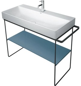 DURAVIT DuraSquare sklenená polička pre kovové podstavce 003103 a 003104, 970 x 380 x 8 mm, Stone Blue, 0099658800