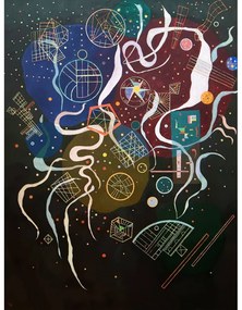 Obraz - reprodukcia 50x70 cm Mouvement I, Wassily Kandinsky – Fedkolor