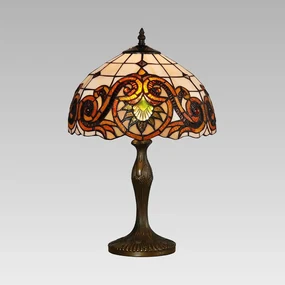 Moderné svietidlo PREZENT TIFFANY antická hnedá 96