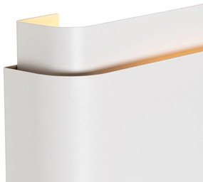 Priemyselná nástenná lampa biela 2-žiarovková - Coen