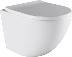 BPS-koupelny Závesná WC misa so SoftClose sedadlom HYD-4193, biela