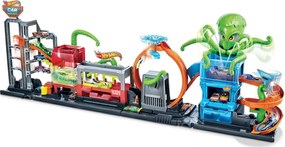 Mattel Hot Wheels City Ultimátna umývačka s chobotnicou