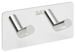 Dvojháčik SAT nehrdzavejúca oceľ HACEKNALEP2H, 1 ks