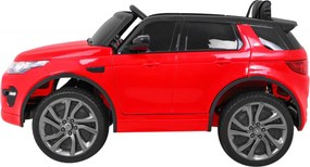 Ramiz Land Rover Discovery elektrické auto pre deti červené SUV + diaľkové ovládanie