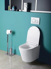 Sapho, PACO WC sedátko, SLIM. Soft Close, biela, PZS1012