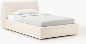 Čalúnená jednolôžková posteľ s úložným priestorom Cloud