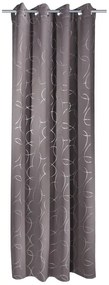 Tmavosivý záves 135x245 cm Circles – Sehlbach