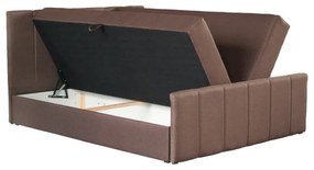 Kondela Boxspringová posteľ, 180x200, hnedá, STAR