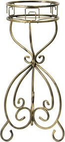 STOJAN NA KVETINÁČ HUNTER 76X32 CM ZLATÁ