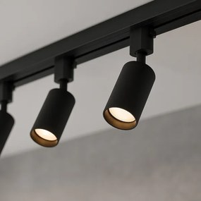 Bodové svietidlo v lištovom systéme TIGER 3xGU10/10W/230V čierna